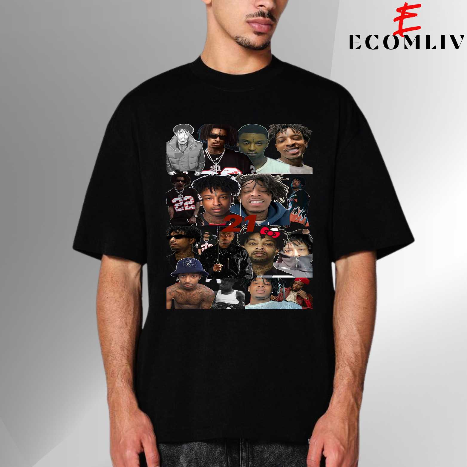 21 Savage Urban Vibes Merch Tee, Hip Hop Streetwear Shirt